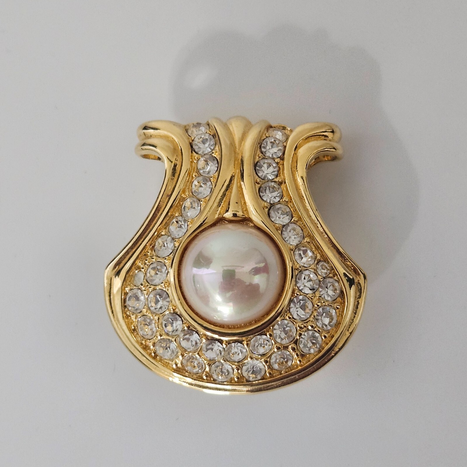Nolan Miller Glamour Collection Rhinestone & Pearl Pendant Only