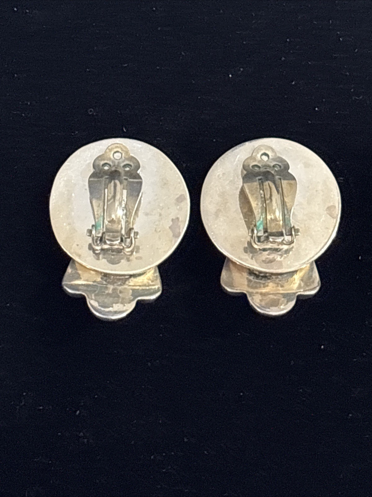 Vintage Sterling Silver Love Knot Statement Earrings By Zina Beverly Hills