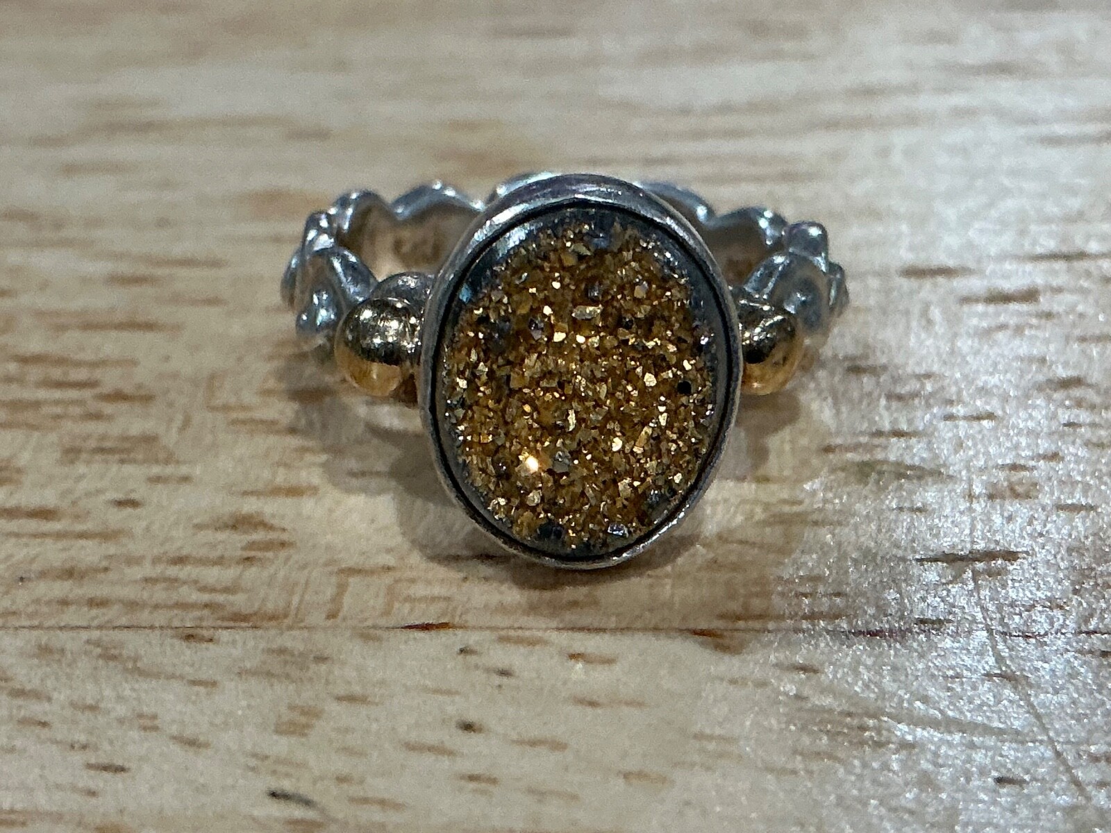 Amy Kahn Russell Ring 18K & 925 Sterling Silver AKR