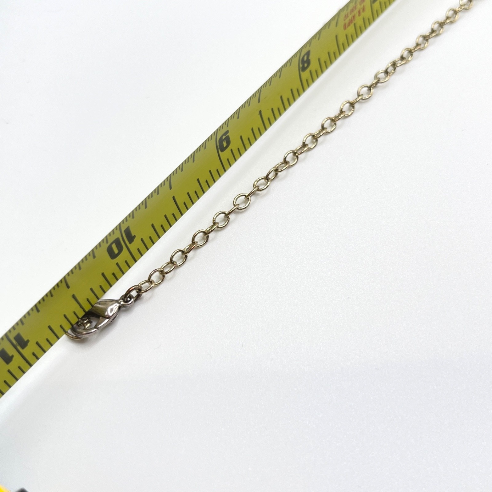 Vintage Orange Pink Stone Layered Knotted Bead Necklace w/ Faceted Pendant 21″