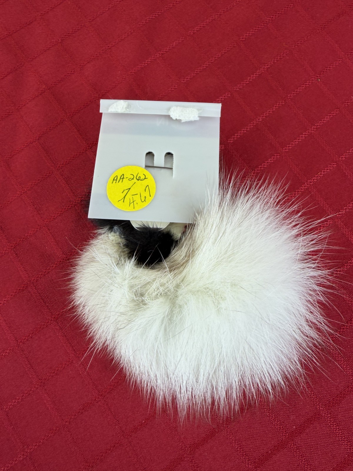 VTG Collectible Faux Fur Woman Face Pin Brooch Retro Fashion