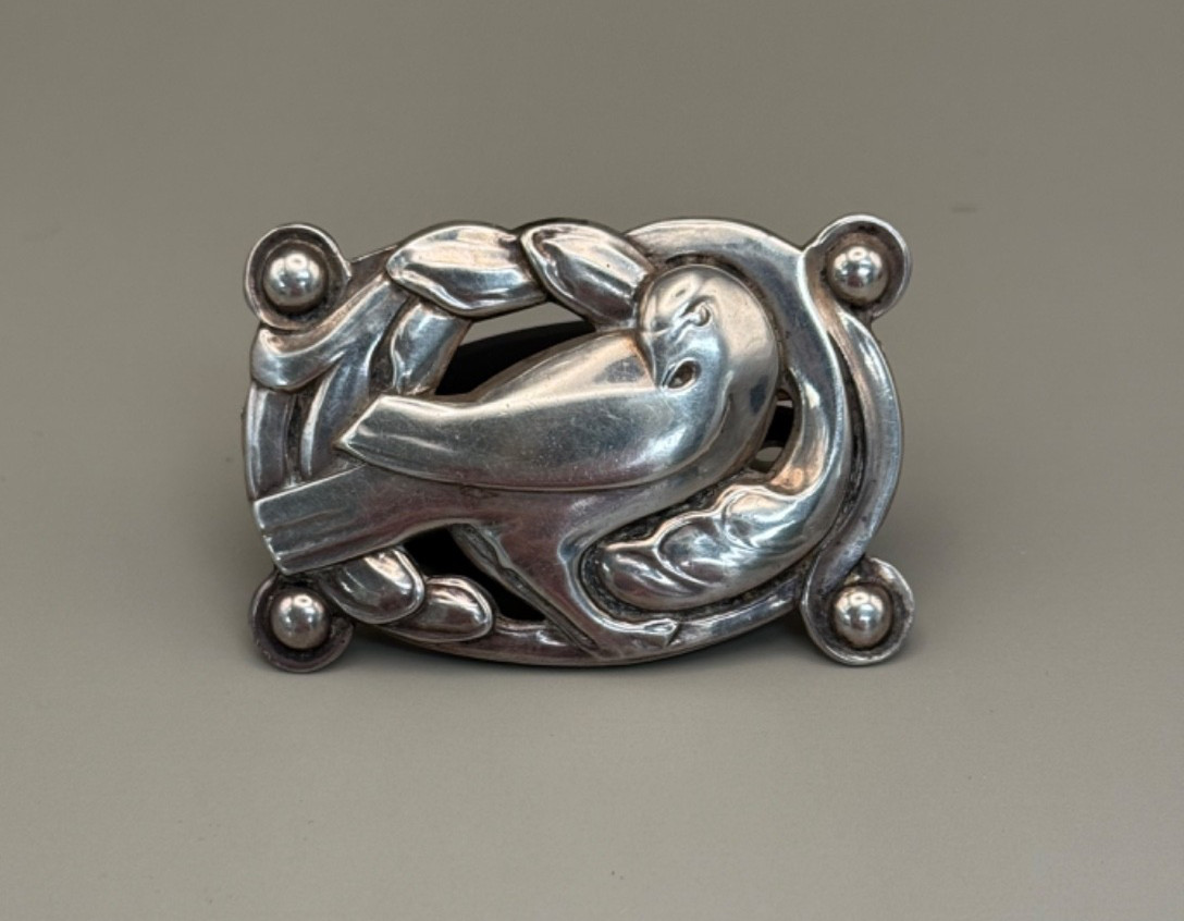 1940 Vintage Cohen & Rosenberger-Coro-Classic Sterling Silver Dove Brooch/ pin