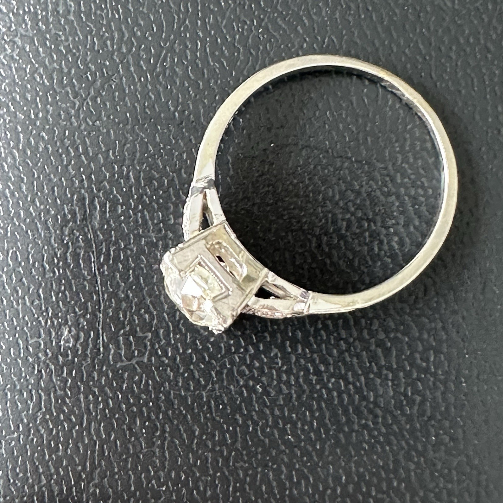 Edwardian Old European Cut Diamond Ring 1.26 Cttw