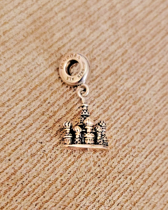 VTG PANDORA 925 STERLING SILVER MOSCOW BUILDINGS CATHEDRAL CHARM ESTATE retired