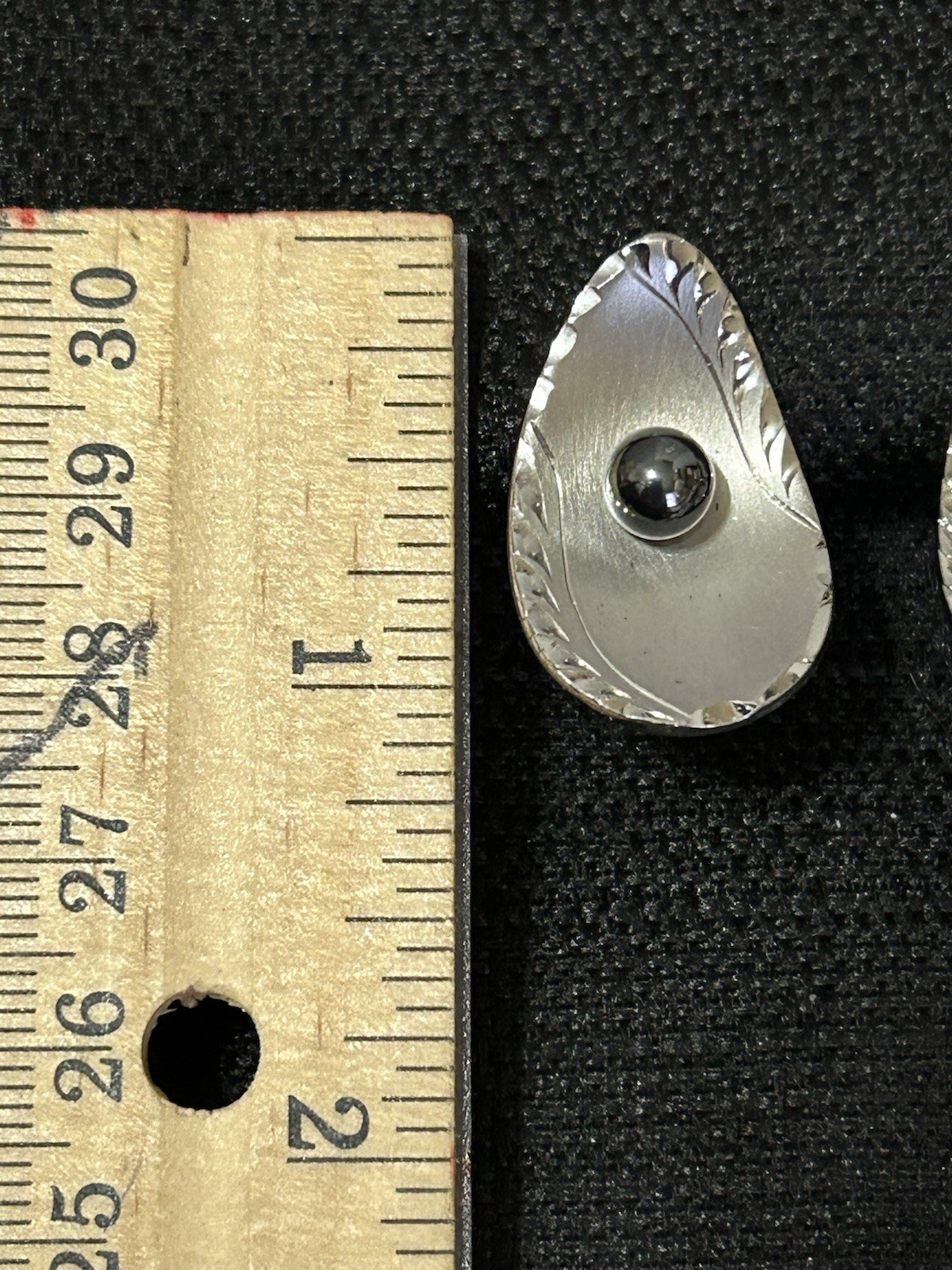 Vintage 925 Sterling Silver Classic Set Cuff Links & Tie Clip ~ Signed STERLING