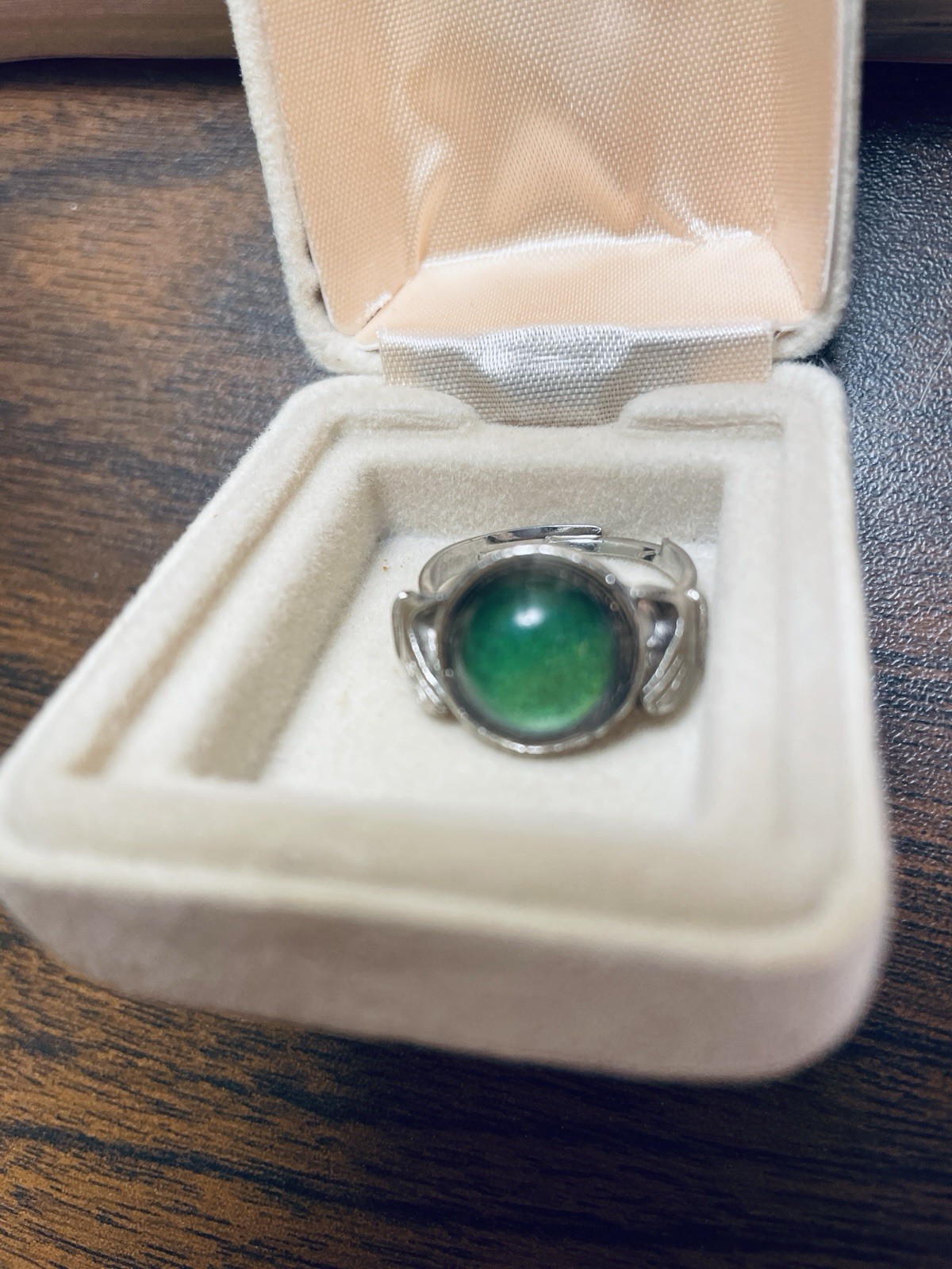 Vintage Mood Ring Changes Color Emotions Original Retro 1970’s Adjustable Sz 8