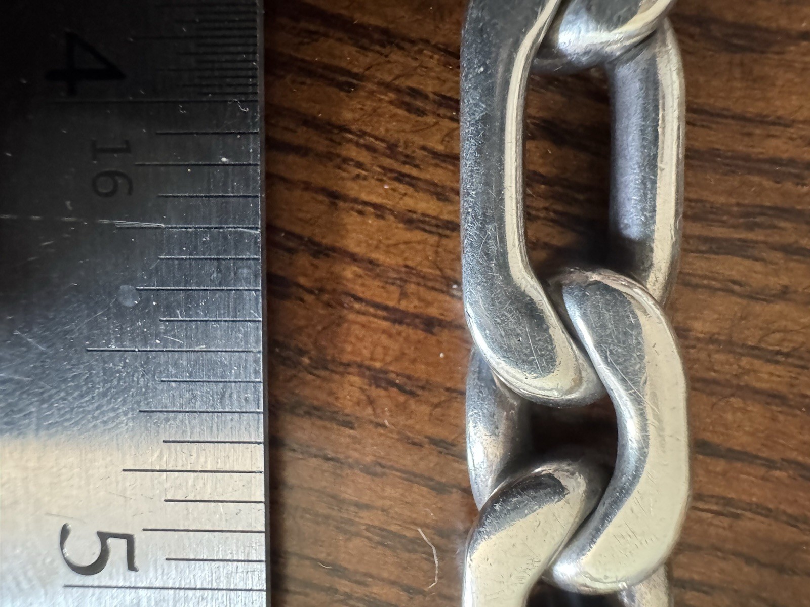 VTG Taxco Mexico Sterling Silver Bracelet Heavy Chunky Link MEX 925 79.5g