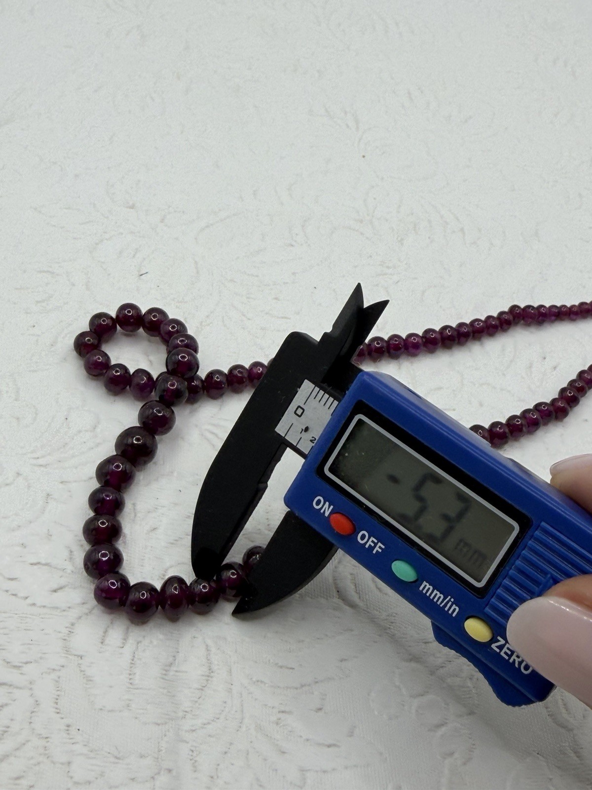 14k Yellow Gold Clasp Deep Dark Purple Amethyst Hand Knotted Strand Necklace