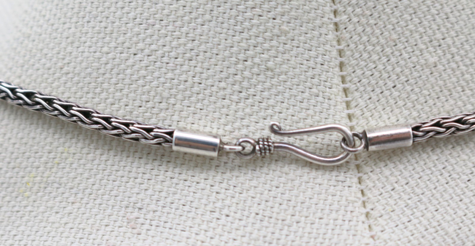 Vintage Sterling Silver 925 3mm Wheat Chain Necklace 16” 15.85g