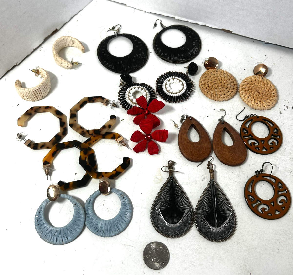 Vtg Pierced Earring Dangle Sugarfix Baublebar Lot E969