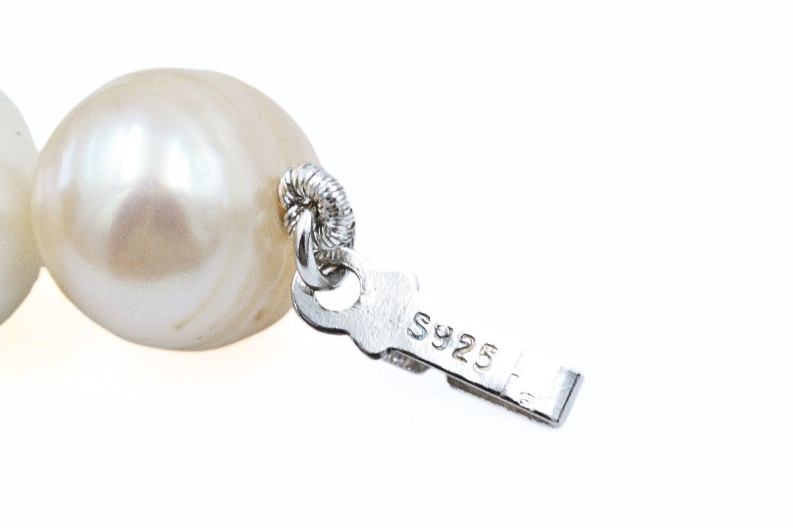 Classic Champagne Freshwater Pearl Sterling Silver Hand Knotted HSN Necklace