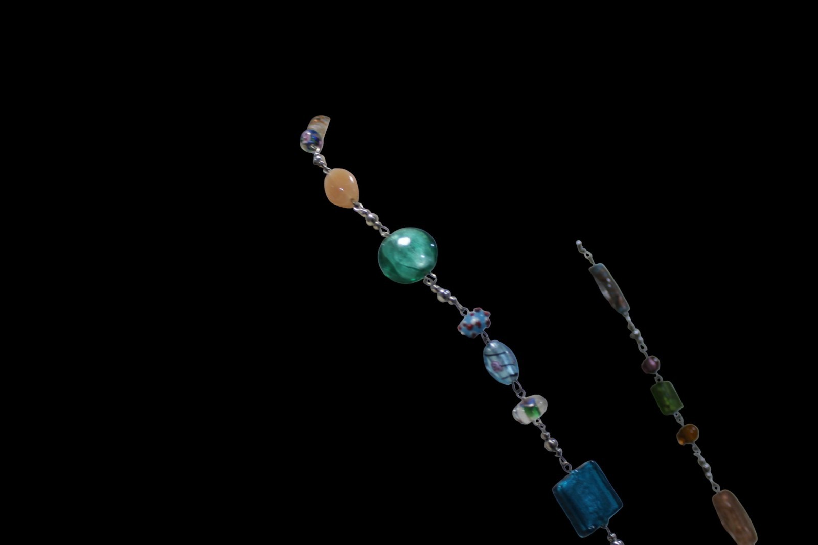 Jewelry Lot VTG Fashion 4 Pc Set Crystals Charms Bracelet Necklace Earrings