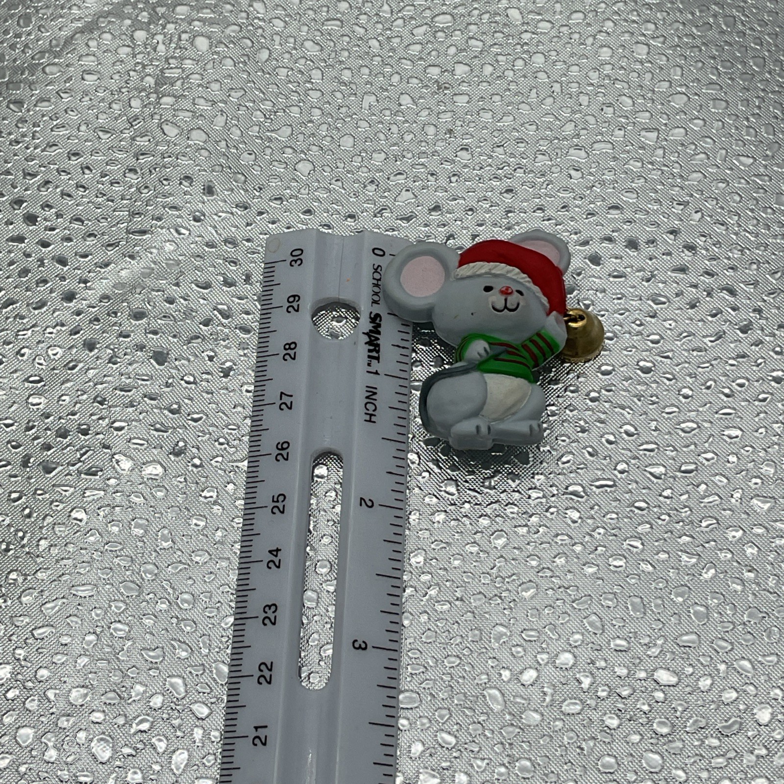 Vintage Hallmark Christmas Mouse Lapel Pin Brooch Collectible Jewlery
