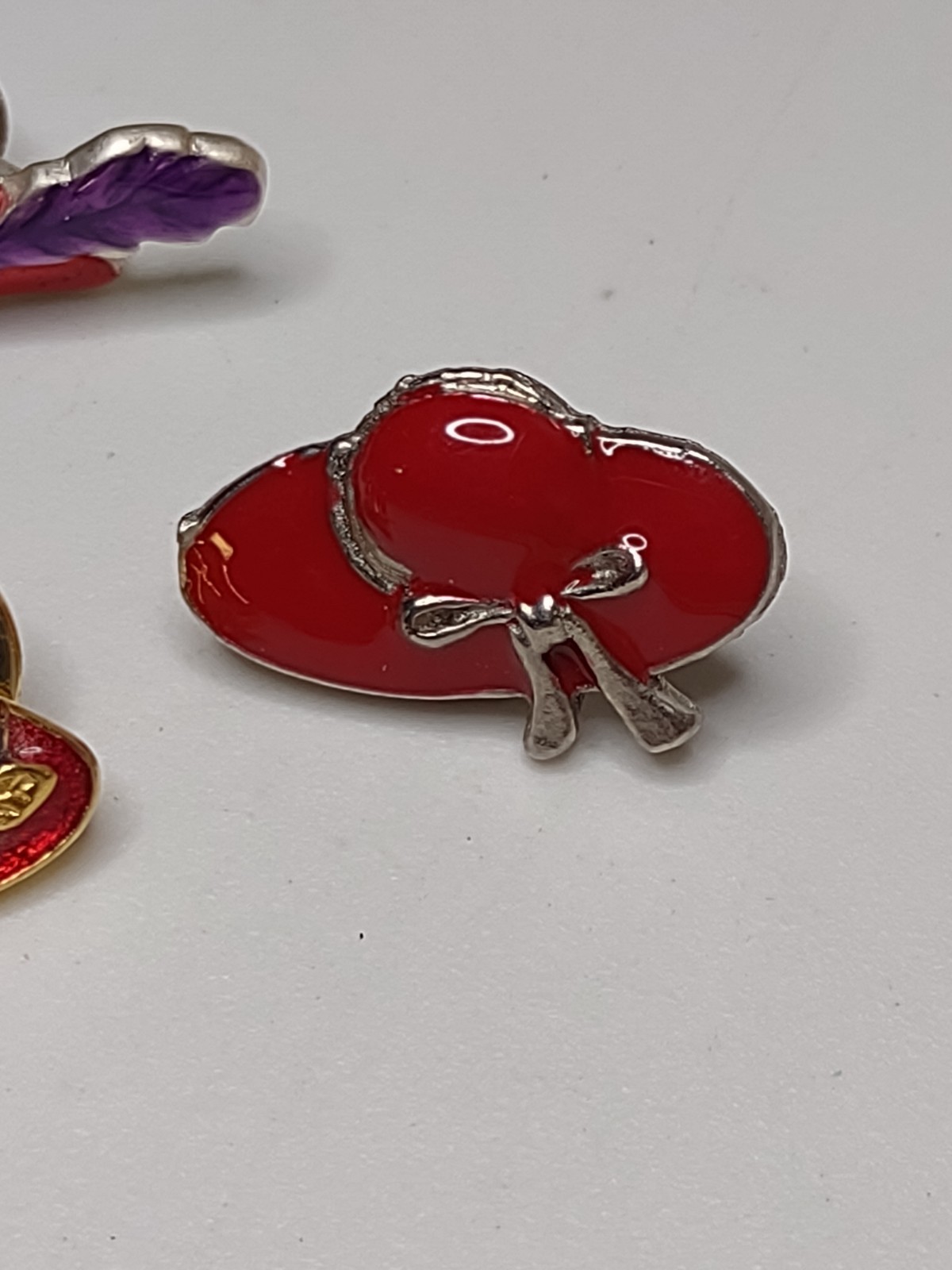 Lot Of 5 Red Hat Society Pins