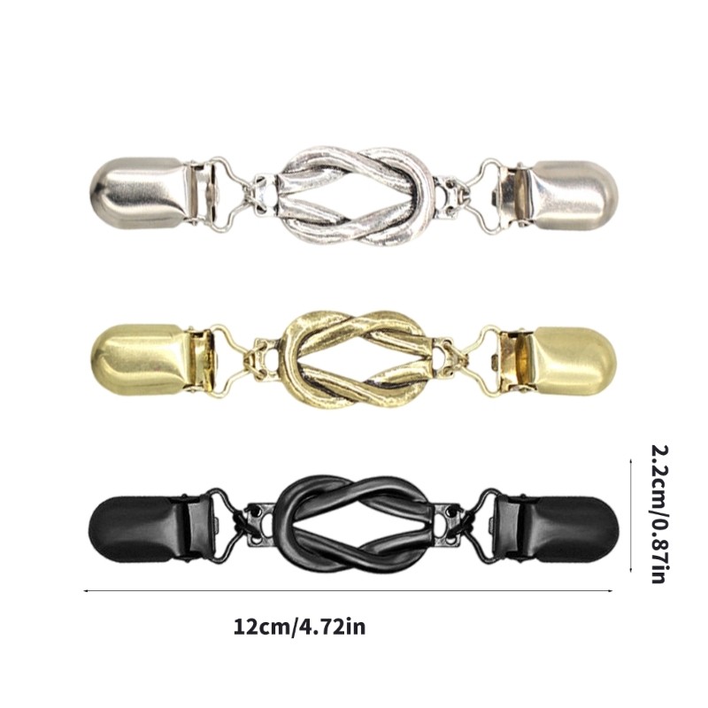 Shawl Pin Scarf Holder Durability Alloys Rusts Resistant Decorative Brooch Clip