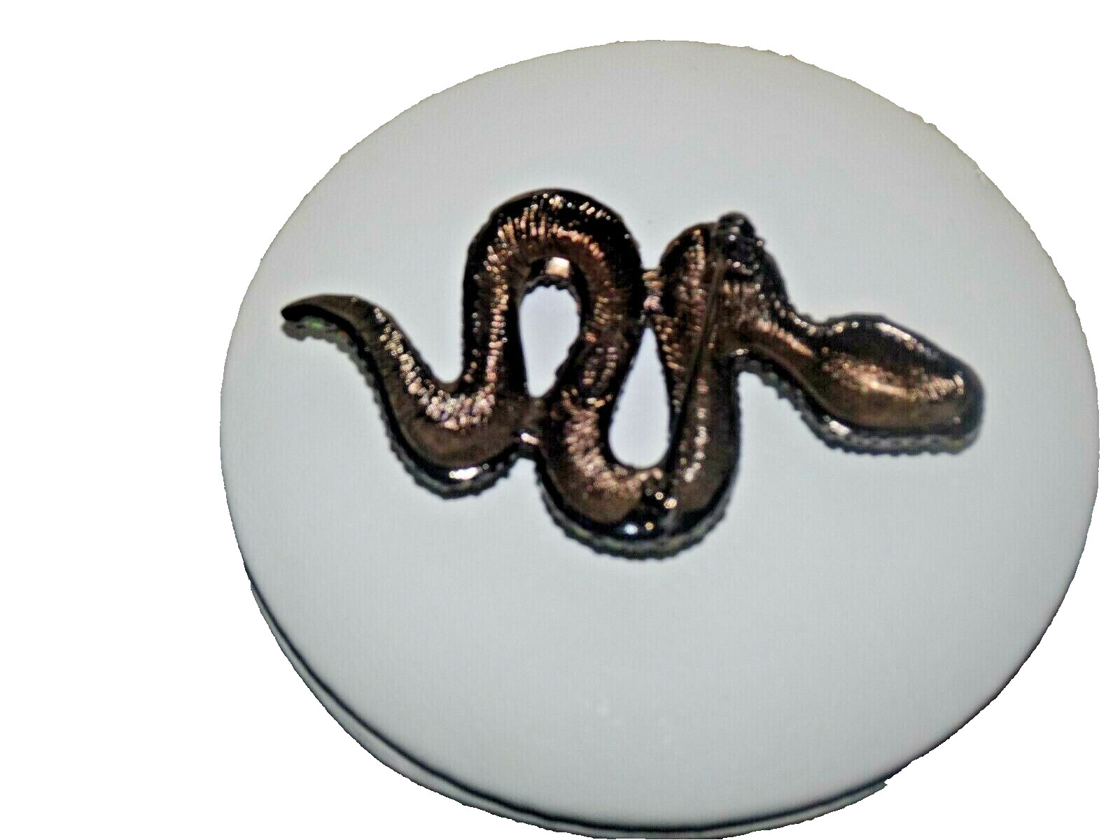 KENNETH JAY LANE SIGNED BLING GLITZY SNAKE PIN BROOCH NEW WITH TAGS