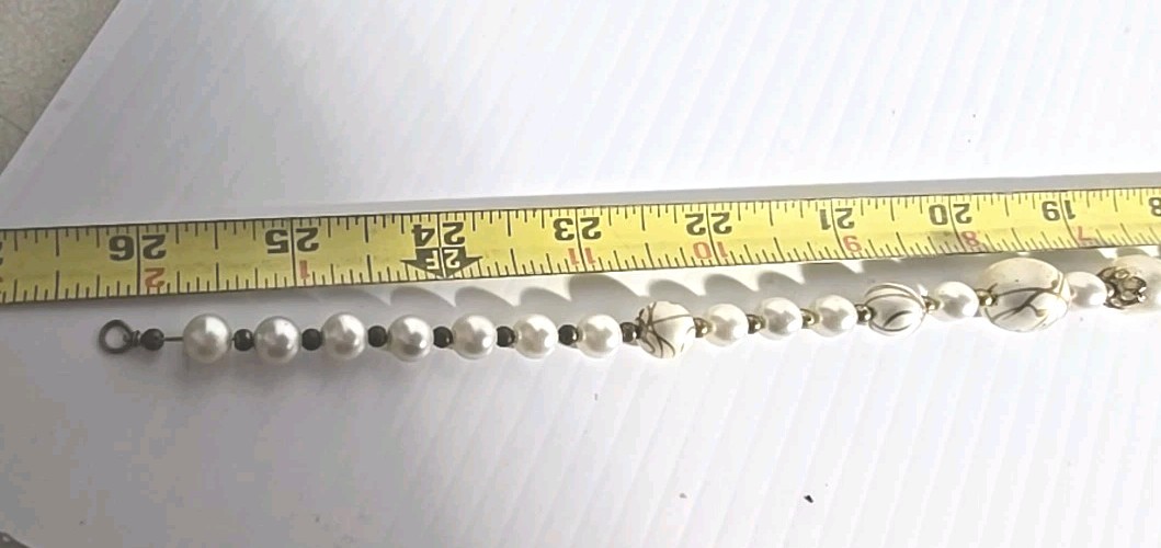 Two Vintage Beaded Necklaces Earthtones Layering 1-Tasseled 1-Multistrand Japan