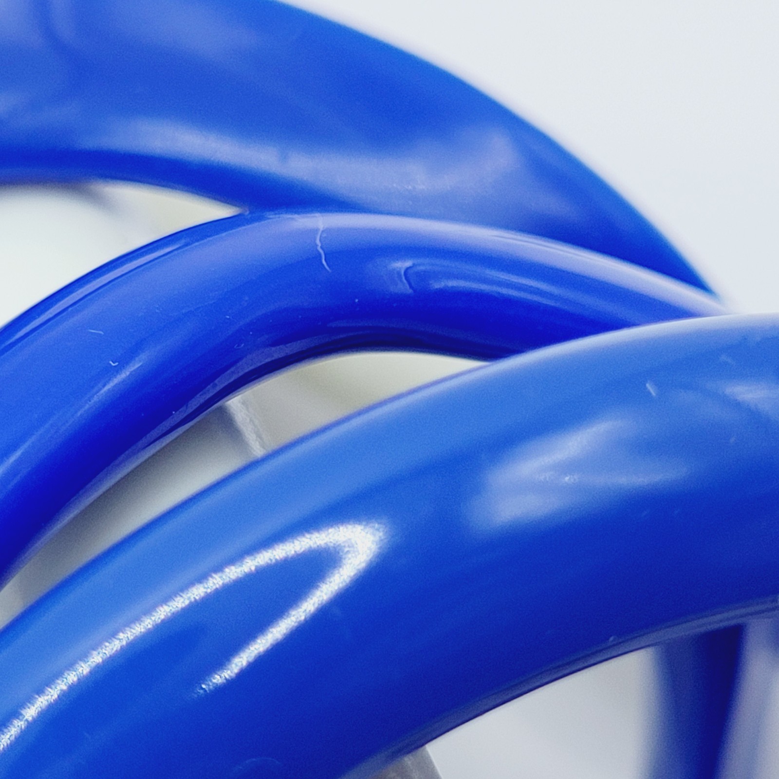 3 Blue Color Different Shape Size Bangle Bracelet Retro Style Vintage 1980s