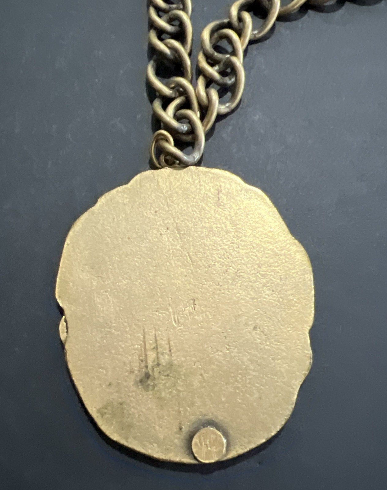 VTG 1960’s SIGNED JOSEFF of HOLLYWOOD MEDALLION NECKLACE / LAOCOON SERPENT