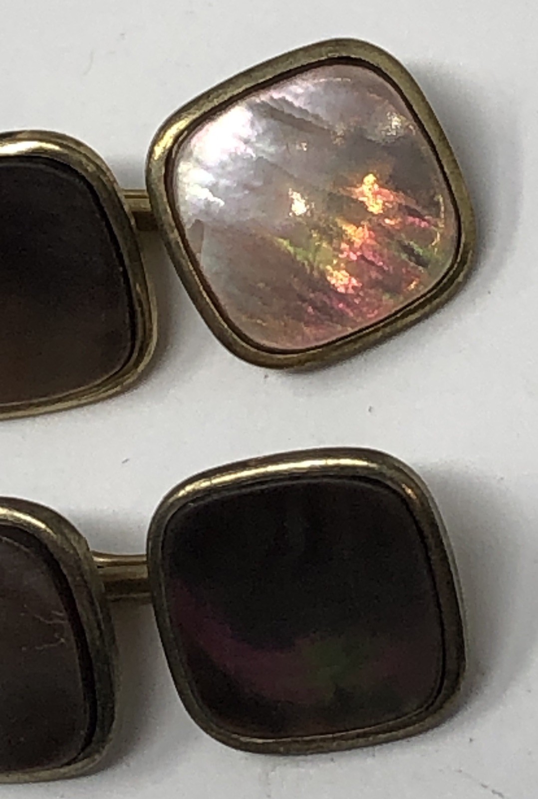 Hadley Abalone Cufflinks Square .5 inch – Vintage