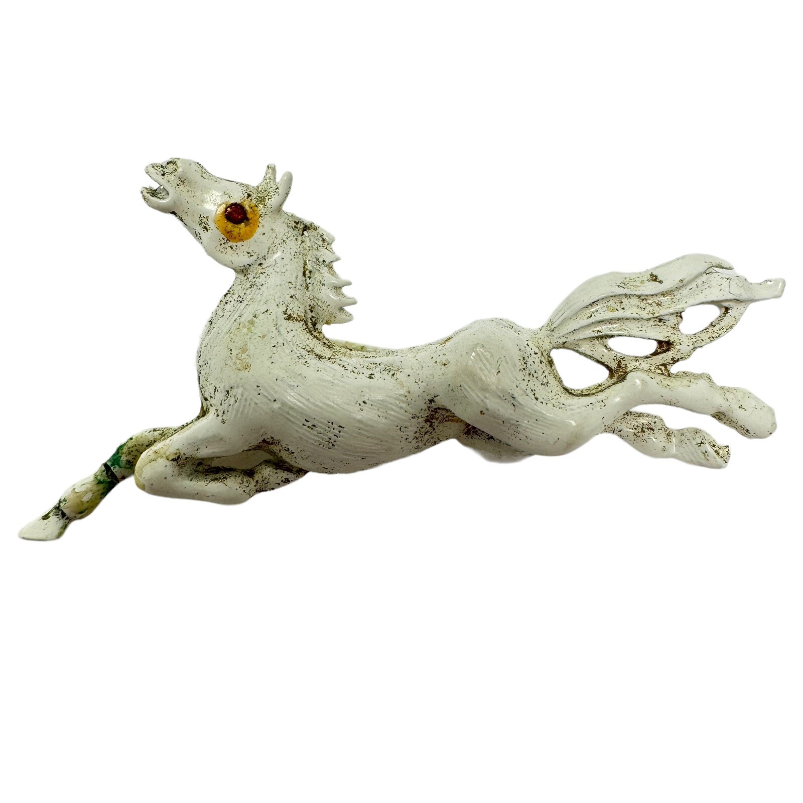 Vintage Pair Enamel Running Horse Brooch Lot