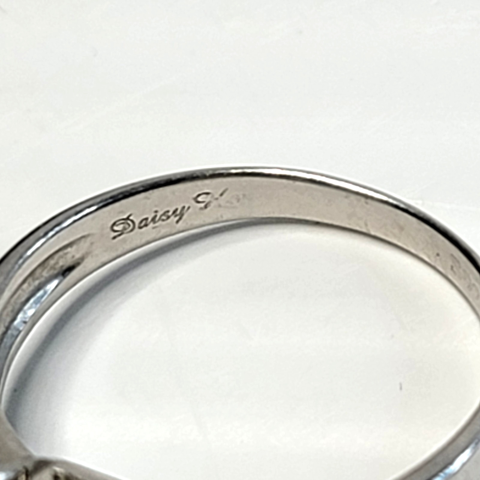 Natural Clear Quartz Ring 925 Sterling Silver 12mm Healing Crystal Size 7.75
