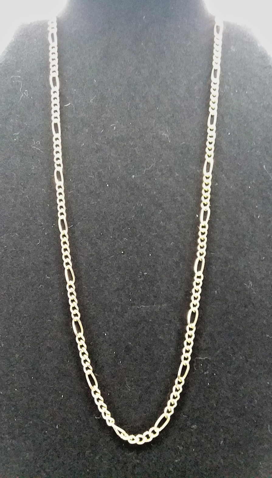 14k Gold Plate 20” Vintage Necklace Brilliant Color fancy chain