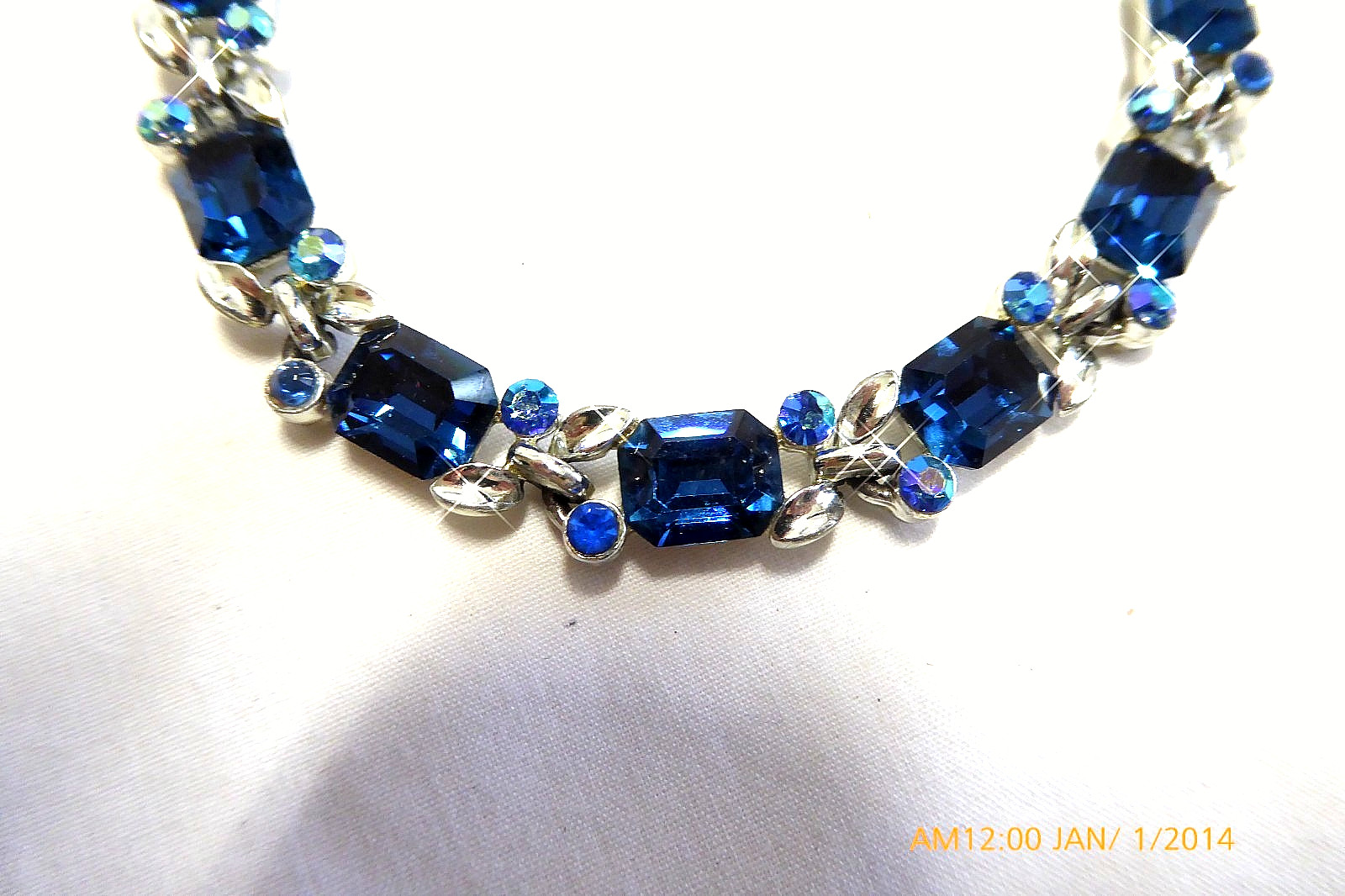 RARE VTG LISNER EMERALD CUT RHINESTONE NECKLACE EARRINGS BRACELET BROOCH SET