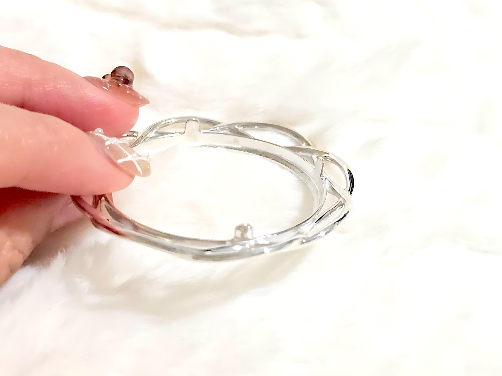 925 Sterling Silver Prong Back Braided Edge Bezel for 39mm Coins Mexican Cien