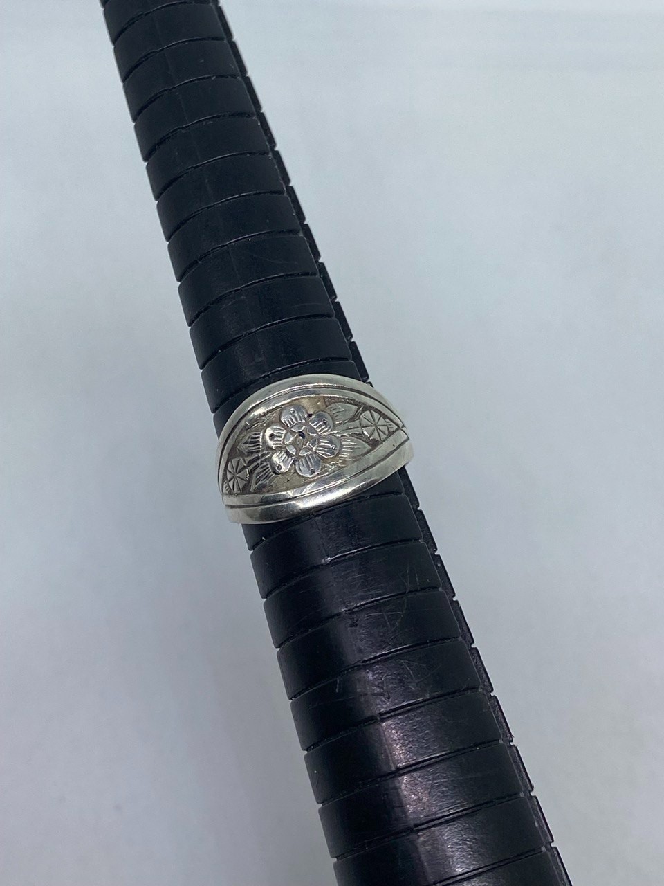 Rings Silver 875 Size 6.75. Weight 2.83 g. Soviet Vintage Jewelry USSR