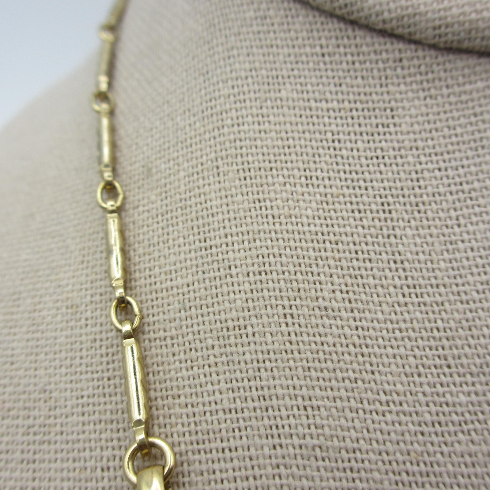 Vintage Cameo Necklace Victorian Revival Gold Tone 16 Inch