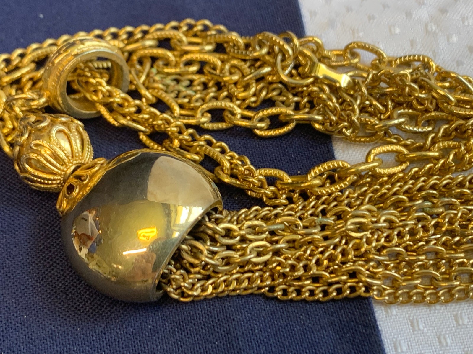 Vtg Costume Jewelry Lot Dauplaise CRL Avon Necklaces Bracelets Anklet Charms