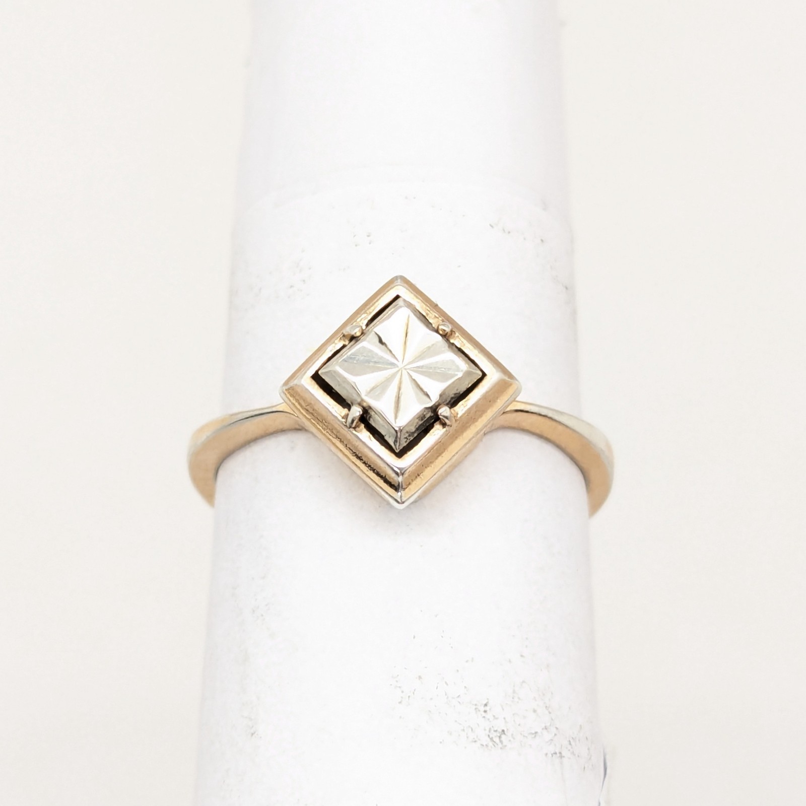 Vintage Elegant RING Silver 925 with bright pattern -size: 7US (17.5mm)| UA #132