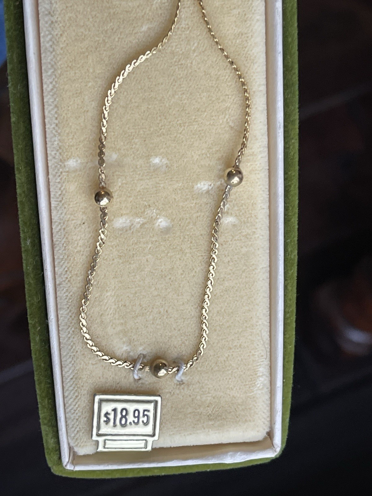 Vintage Pricilla Gold Filled 16” Fashion Necklace In Case