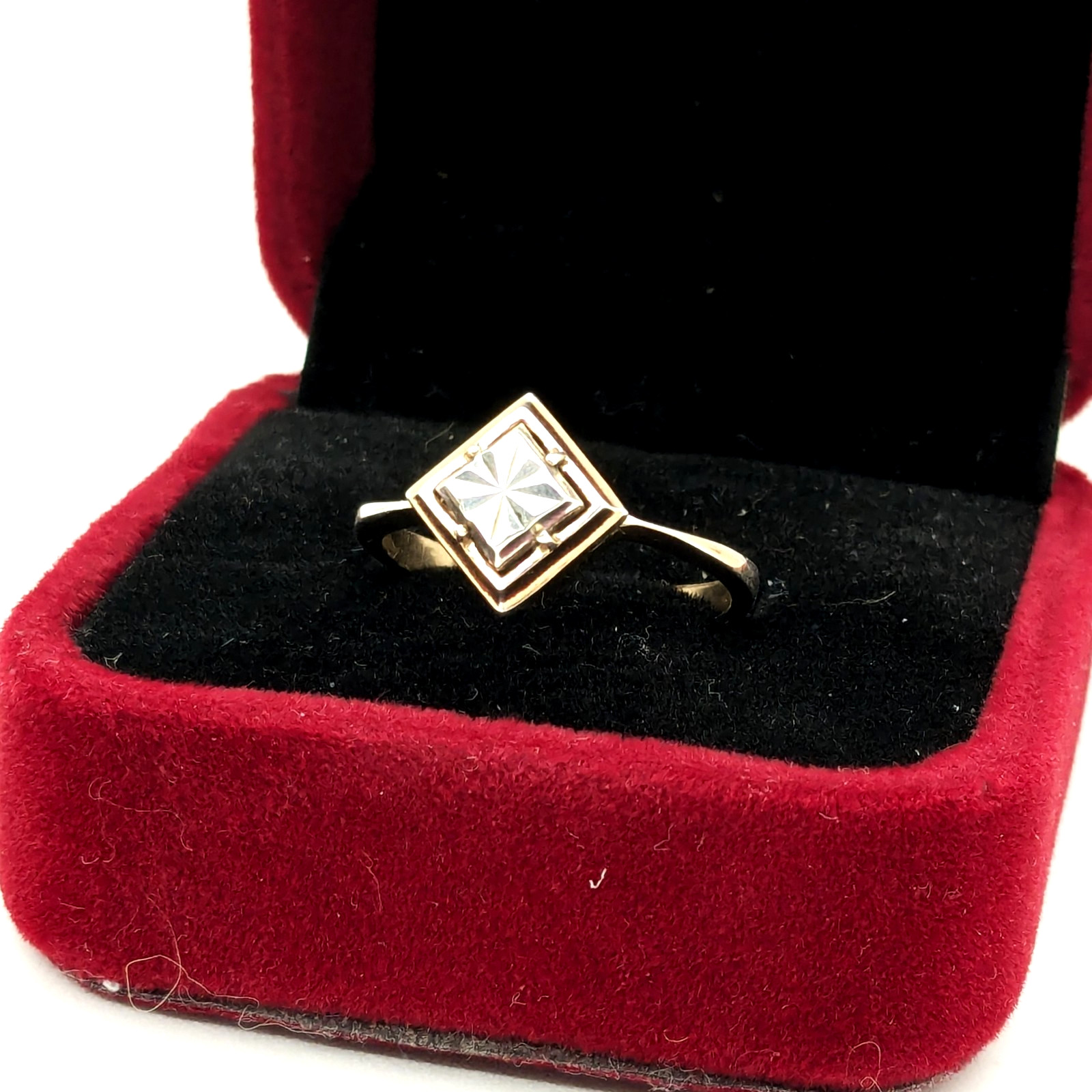 Vintage Elegant RING Silver 925 with bright pattern -size: 7US (17.5mm)| UA #132