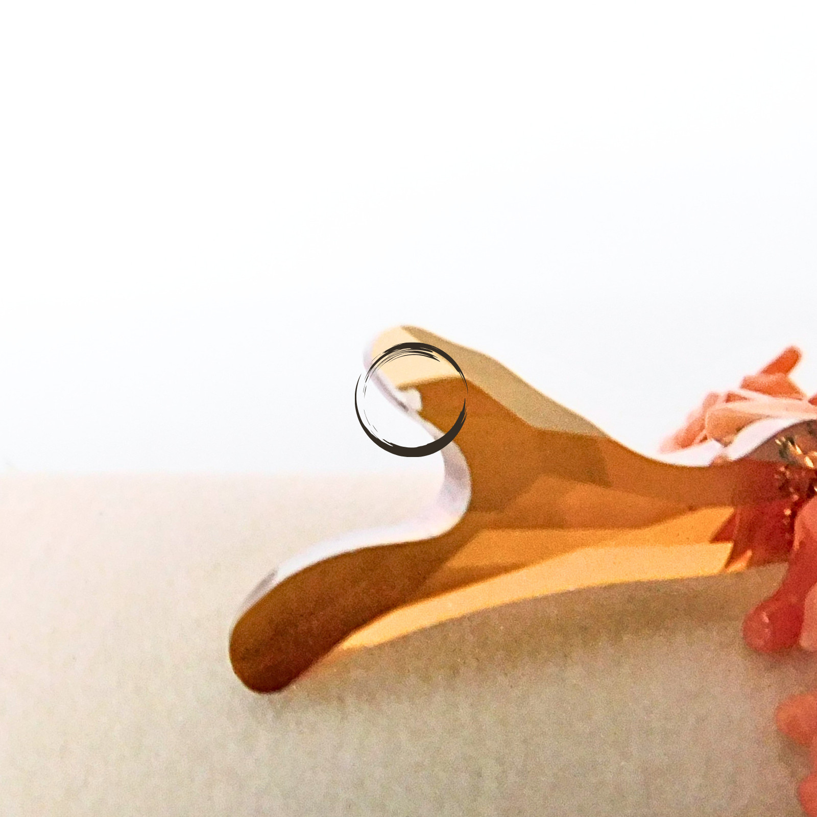 Vintage Natural Coral Branch Necklace, Mid-Century, Made with Swarovski® Branch