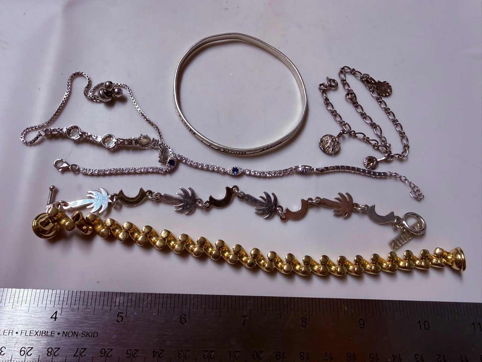 Collection Lot Amazing Vintage and Modern Sterling Silver Bracelets #Decor – W10