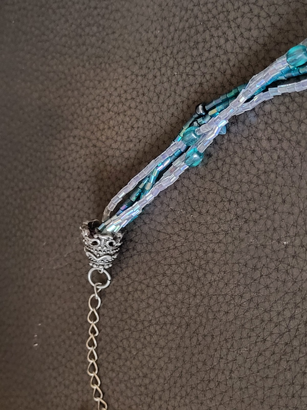 Vintage Coldwater Creek 5 strand Beaded Necklace