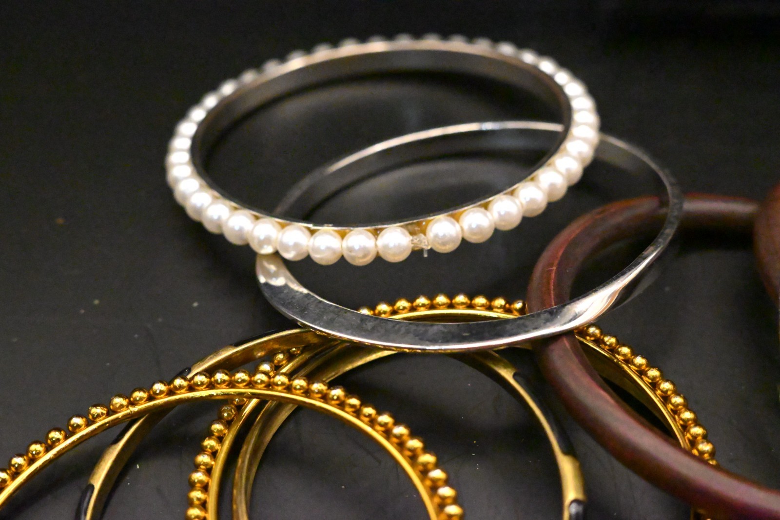 Vintage & Modern Bracelet Lot Mixed Jewelry Accessories Fashion Outfit Accent