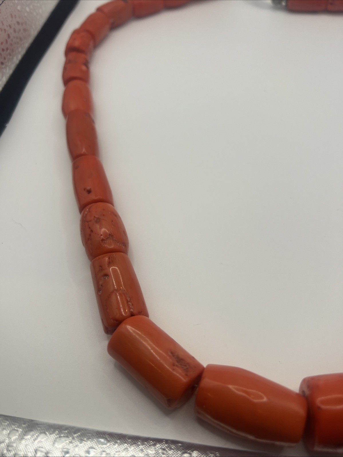 Mediterranean Red Coral Necklace,Moroccan Coral Necklace,Natural 350g