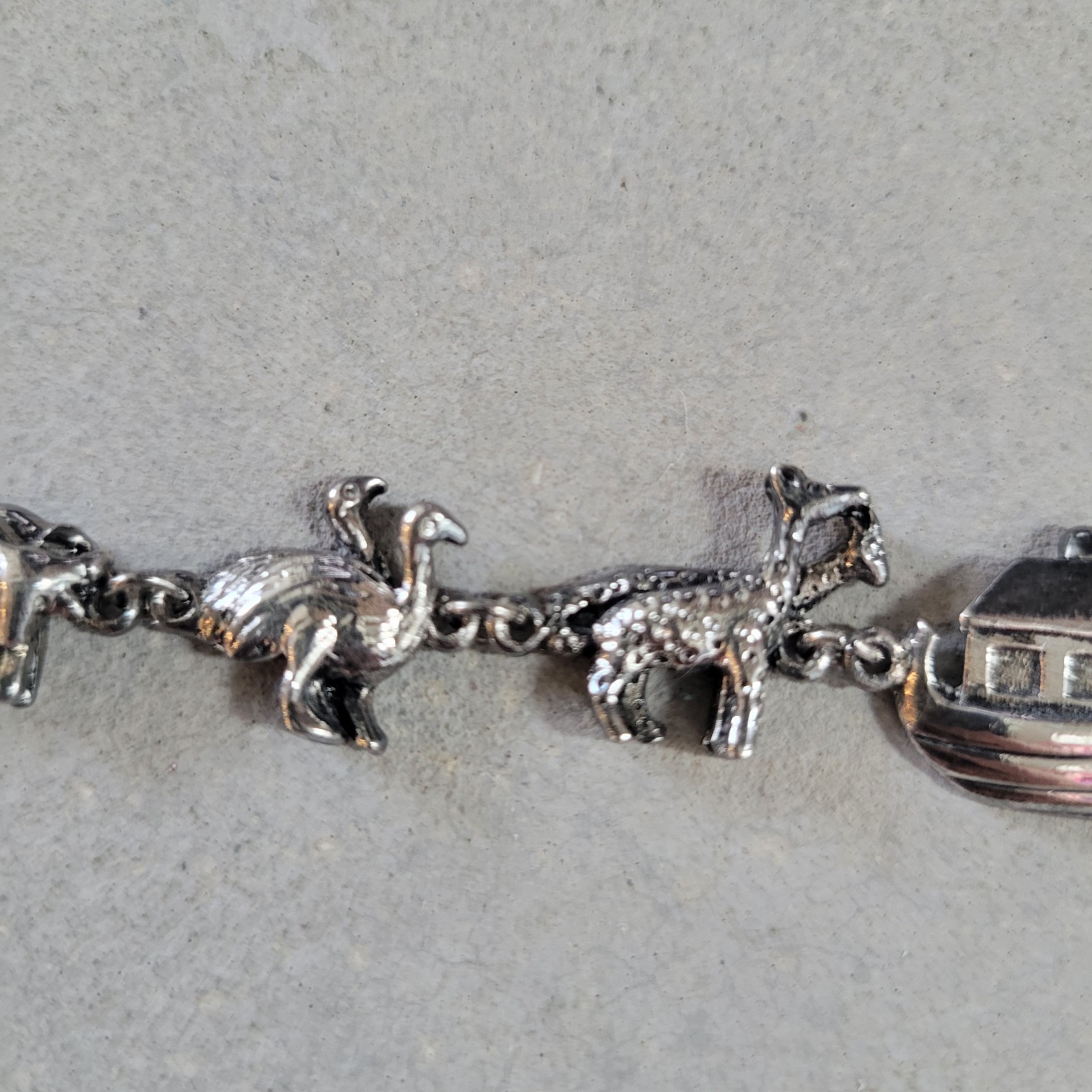 Noah’s Ark Animals Christian Religious Boat 7 Inch Jewelry Bracelet