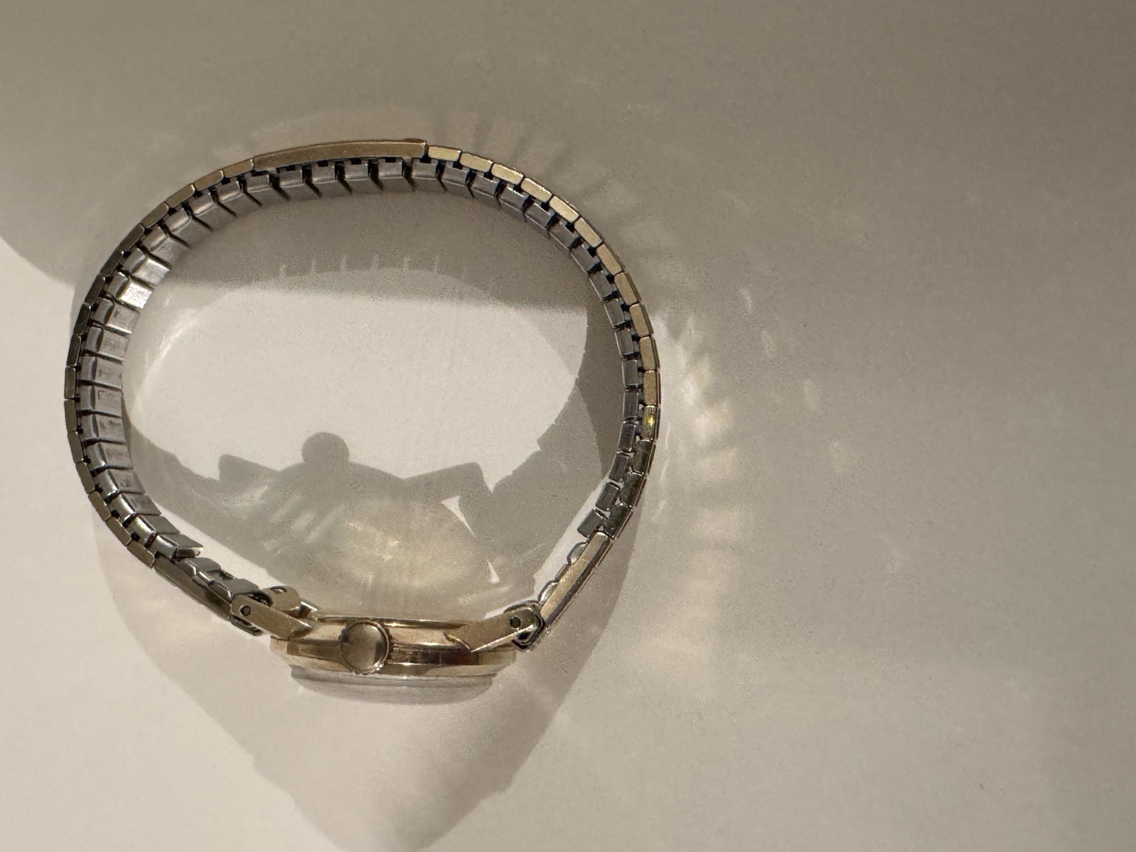 Rolex Watch 14k Stretch Band Ladies Vintage Free Priority Shipping!