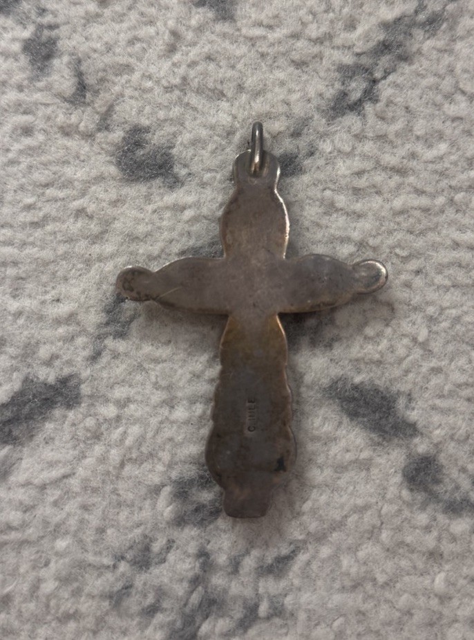 Cecilia Iule Multi Stone Cross Pendant