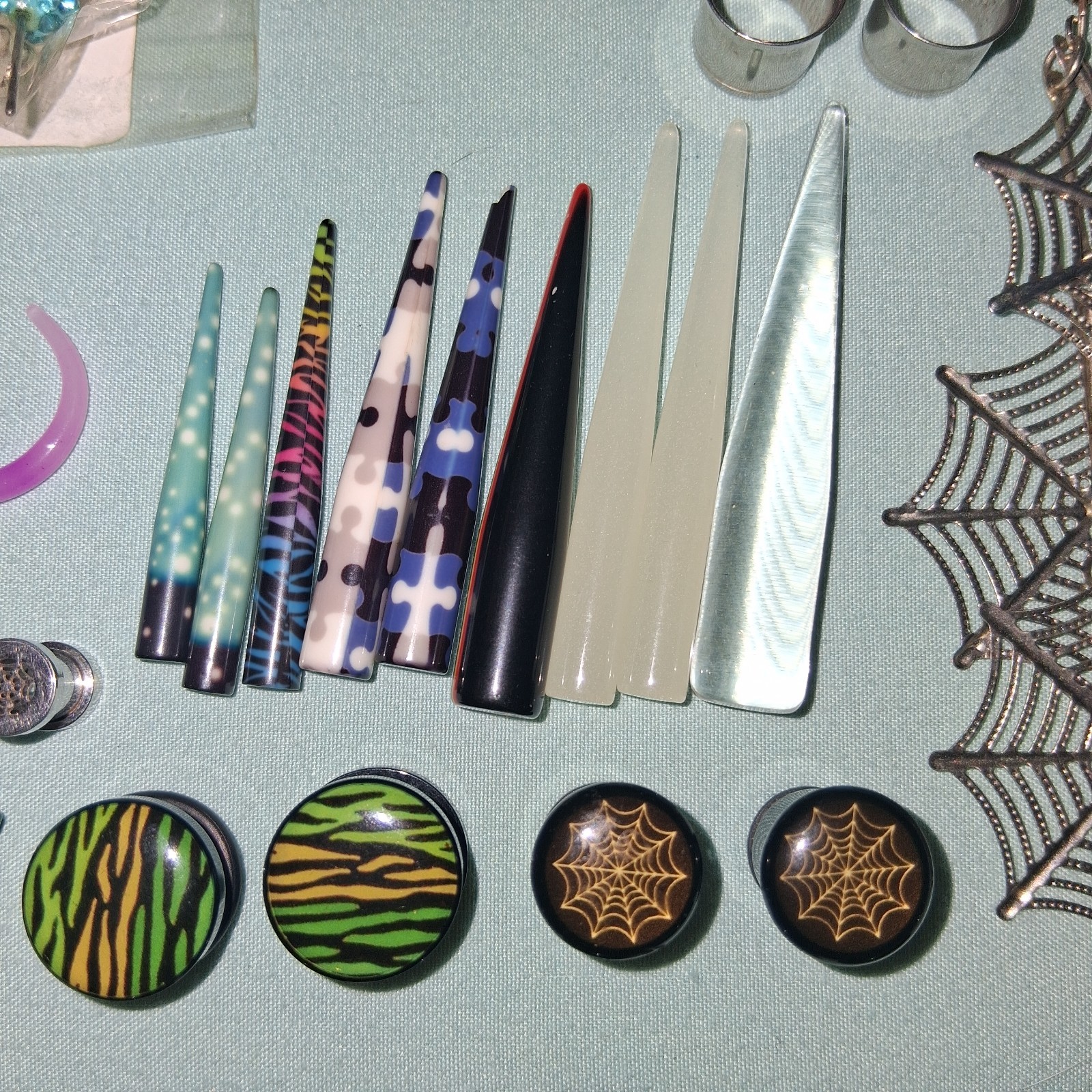 Unique/ALT/Goth/Punk Multi piece VTG to MOD Jewelry Lot