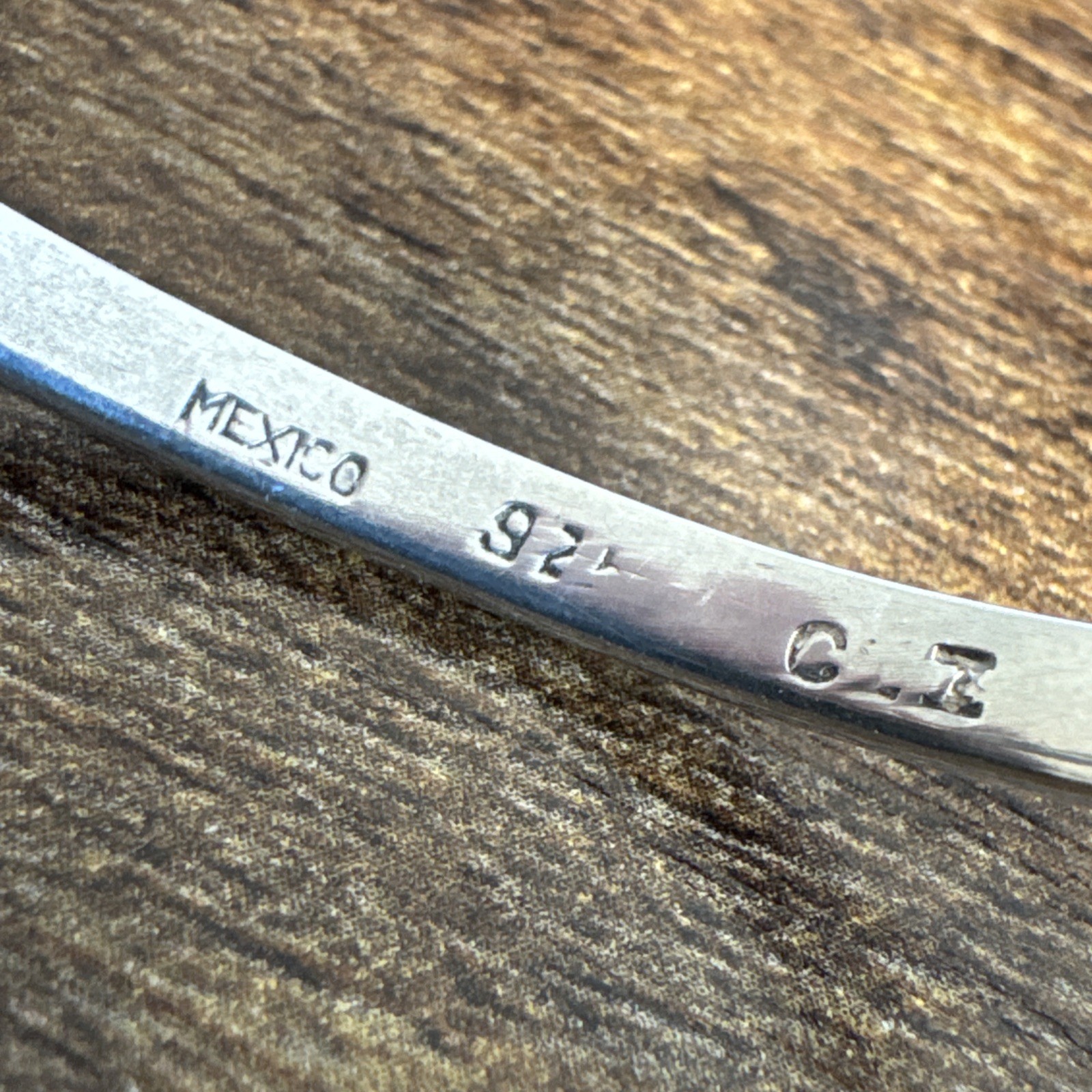 Vintage Mexico Sterling Silver 925 Belt Style Bangle Bracelet – Adjustable Size