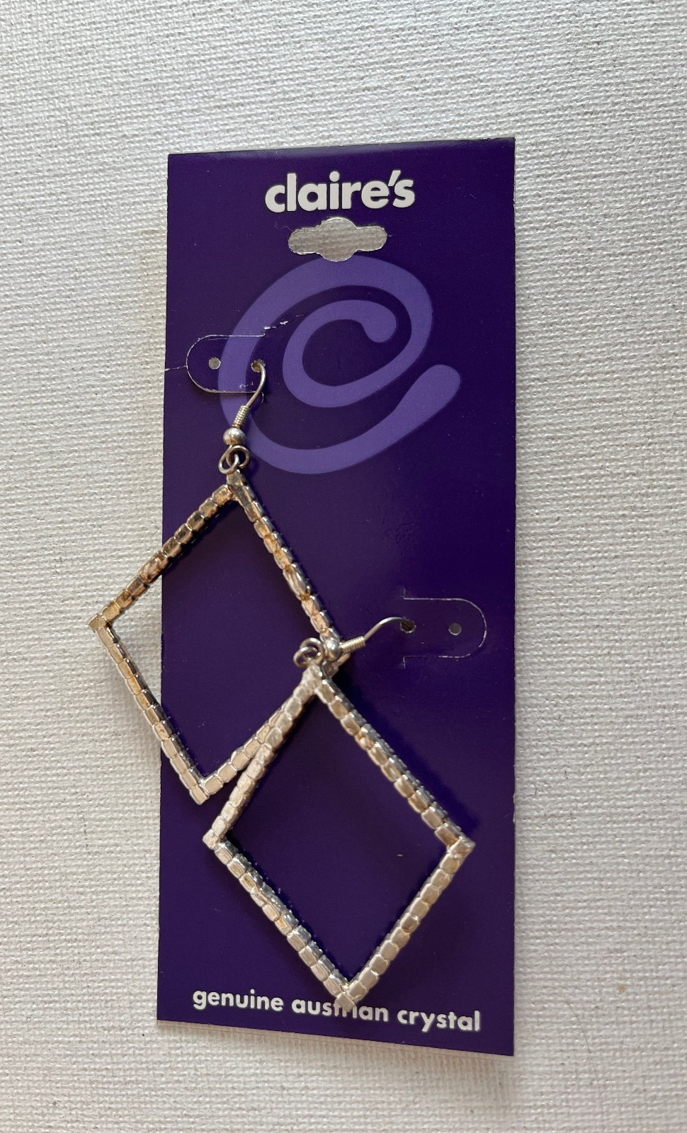 Claire’s Vintage Y2K 2000s Genuine Austrian Crystal Earrings – New Holiday Rare