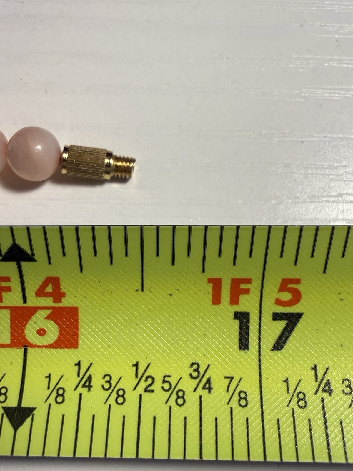 Vintage Pink Agate Bead Necklace Set 2pc Natural Stone 30in & 16.5in