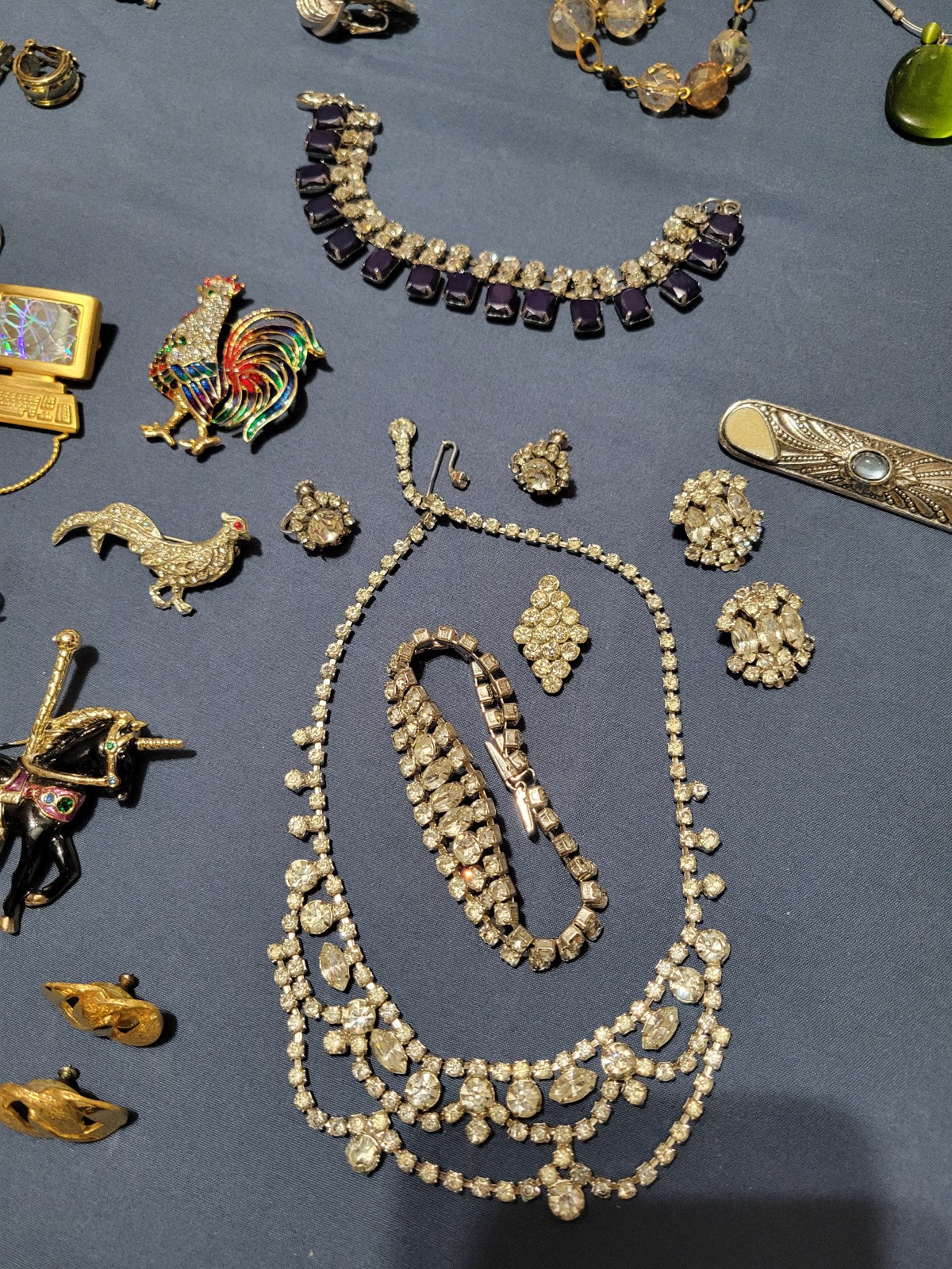 Vintage Costume Jewelry-6 lbs.-Weiss,Kramer,Monet,Coro,Trifari,Sterling,GF ETC.