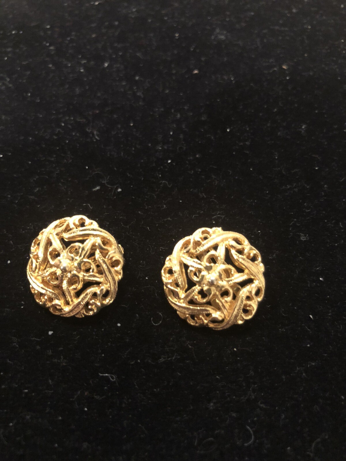 3 PR. LOT VINTAGE EARRINGS GOLD TONE FAUX PEARL ALL CLIPS All “Minty” Condition