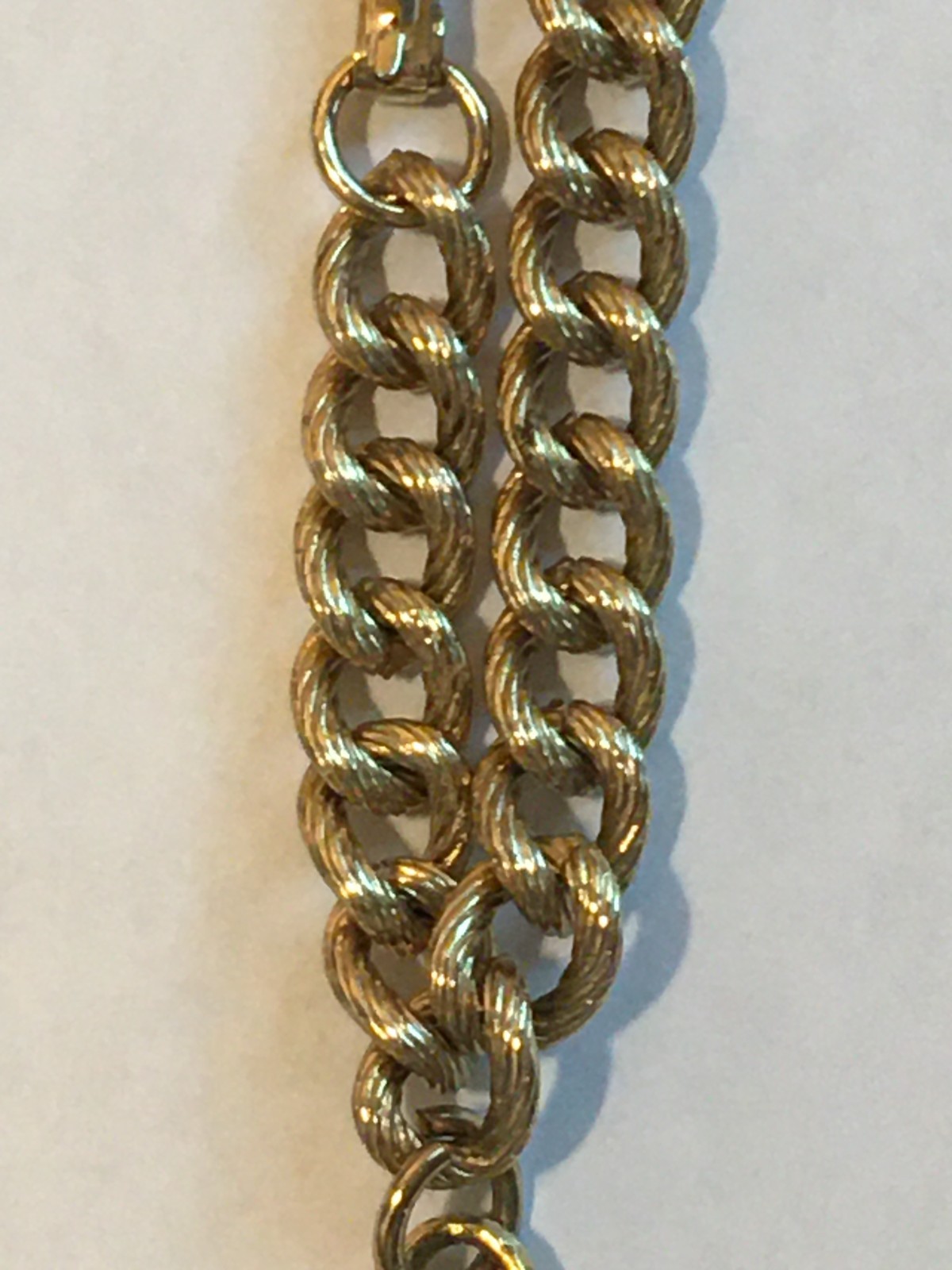 VINTAGE CHUNKY 3D FIGURAL GOLD TURTLE CHARM BRACELET – POSSIBLY LILLY PULITZER?